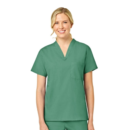 Fashion Seal Uniforms Scrub Shirt X-Large Jade Green 2 Pockets Short Sleeve Unisex - Each - 6794-XL-EA