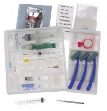B. Braun Epidural Tray Perifix® Single Shot Tuohy, Winged, Metal Stylet 20 Gauge 3-1/2 Inch - Case of 10 - 332259-CS