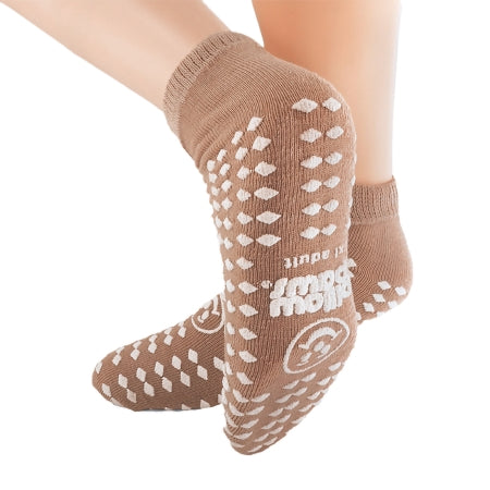 Principle Business Enterprises Slipper Socks Pillow Paws® X-Large Tan Ankle High - Pair - 1097-001-PR