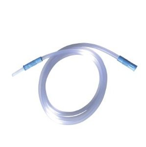 Amsino International Suction Connector Tubing AMSure® 1-1/2 Foot Length 0.188 Inch I.D. Sterile Tube to Tube Connector Clear NonConductive PVC - Each - AS820-EA