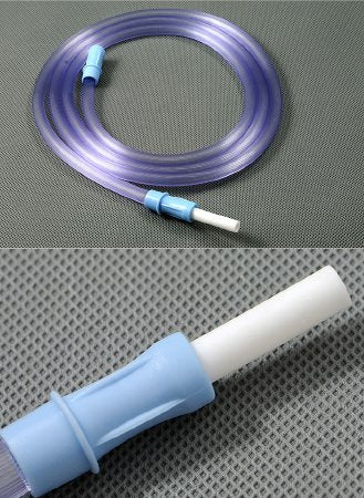 Amsino International Suction Connector Tubing AMSure® 6 Foot Length 0.188 Inch I.D. Sterile Tube to Tube Connector Clear NonConductive PVC - Each - AS821-EA