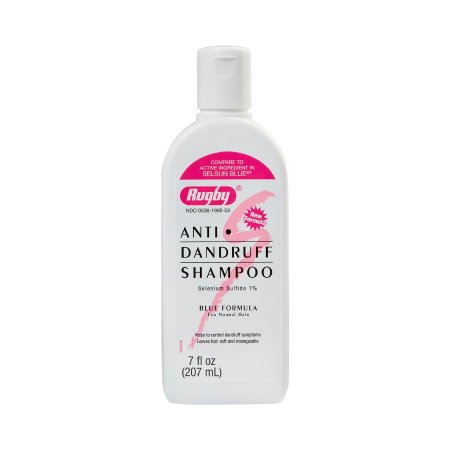 Major Pharmaceuticals Dandruff Shampoo Rugby® 7 oz. Flip Top Bottle Unscented - Each - 00536199553-EA
