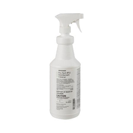 McKesson McKesson Pro-Tech Surface Disinfectant Cleaner Quaternary Based J-Fill® Dispensing Systems Liquid 32 oz. Bottle Floral Scent NonSterile - Case of 12 - 53-28564-CS