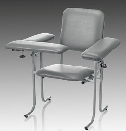 McKesson Blood Drawing Chair McKesson 1 Straight Arm / 1 Flip Up Arm Gray - Each - 63-20USUF-2-EA
