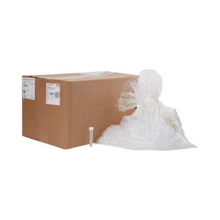 Globe Scientific Globe Scientific Transport Tube Conical Bottom, Skirted Plain 16 X 93 mm 10 mL White Screw Cap Polypropylene Tube - Case of 1000 - 6102-CS