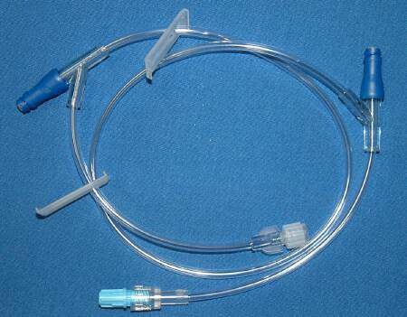 ICU Medical IV Extension Set Needle-Free Port 32 Inch Tubing Without Filter - Case of 50 - B9058-CS