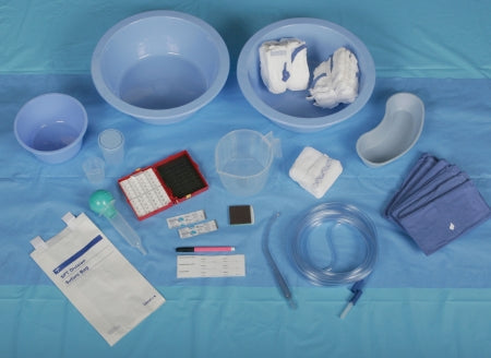 Medline Basin Set Up Pack - Case of 6 - DYNJ06000-CS