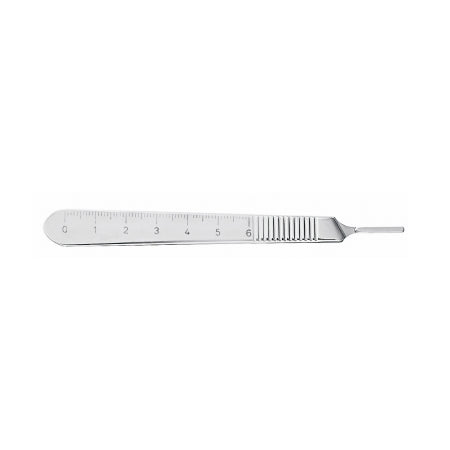 McKesson Scalpel Handle McKesson Argent™ Stainless Steel Size 4 - Each - 43-1-038-EA