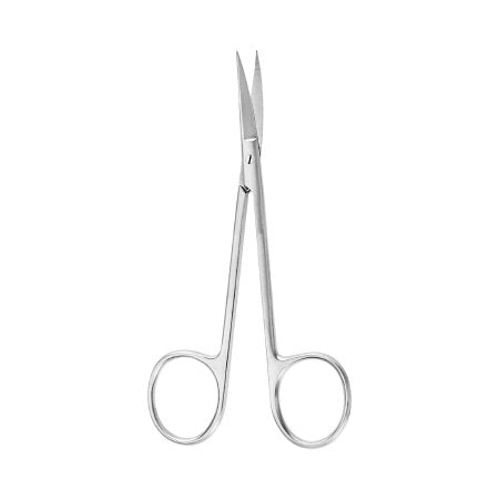 McKesson Iris Scissors McKesson Argent™ 4 Inch Length Surgical Grade Stainless Steel Finger Ring Handle Sharp Tip / Sharp Tip - Each - 43-1-107-EA