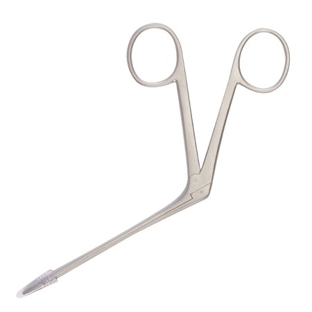 McKesson Ear Forceps McKesson Argent™ Hartmann 3-1/2 Inch Length Surgical Grade Stainless Steel NonSterile Finger Ring Handle Serrated Alligator Tip - Each - 43-1-209-EA