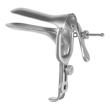 McKesson Vaginal Speculum McKesson Argent™ Graves NonSterile Surgical Grade Stainless Steel Medium Double Blade Duckbill Reusable Without Light Source Capability - Each - 43-1-312-EA