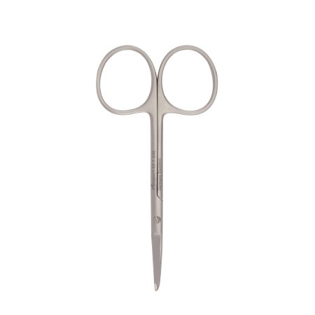 McKesson Suture Scissors McKesson Argent™ Spencer 3-1/2 Inch Surgical Grade Stainless Steel Finger Ring Handle Straight Blunt Tip / Blunt Tip - Each - 43-1-346-EA
