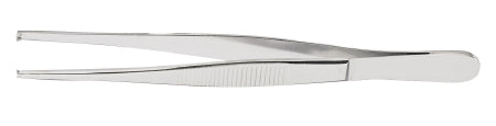 McKesson Tissue Forceps McKesson Argent™ 5 Inch Length Surgical Grade Stainless Steel NonSterile NonLocking Thumb Handle 2 X 2 Teeth - Each - 43-1-757-EA