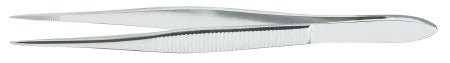 McKesson Splinter Forceps McKesson Argent™ Francis 3-1/2 Inch Length Surgical Grade Stainless Steel NonSterile NonLocking Thumb Handle Straight Circular Paddle, Ring Tip - Each - 43-1-777-EA