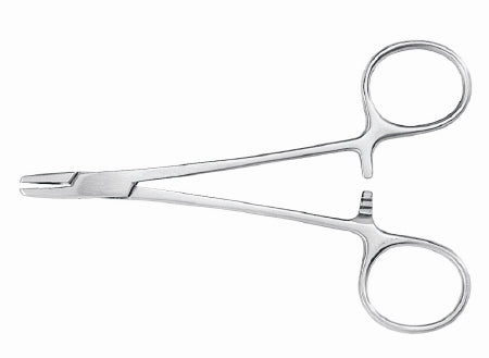McKesson Needle Holder McKesson Argent™ 4-3/4 Inch Length Serrated Jaws Finger Ring Handle - Each - 43-1-826-EA