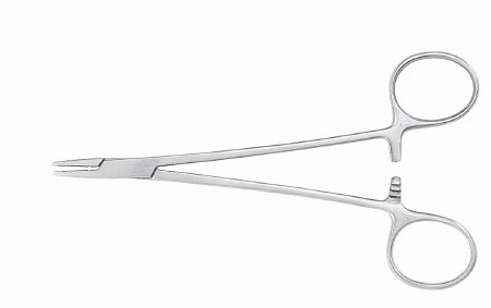 McKesson Needle Holder McKesson Argent™ 6 Inch Length Serrated Jaws Finger Ring Handle - Each - 43-1-838-EA