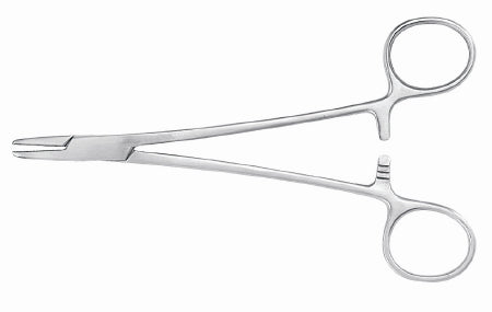 McKesson Needle Holder McKesson Argent™ 5 Inch Length Serrated Jaws Finger Ring Handle - Each - 43-1-842-EA