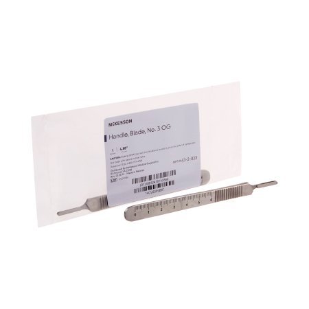 McKesson Scalpel Handle McKesson Size 3 - Each - 43-2-033-EA