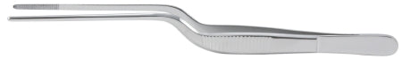 McKesson Ear Forceps McKesson Lucae 5-1/2 Inch Length Office Grade Stainless Steel NonSterile Bayonet Handle Serrated Tips - Each - 43-2-182-EA