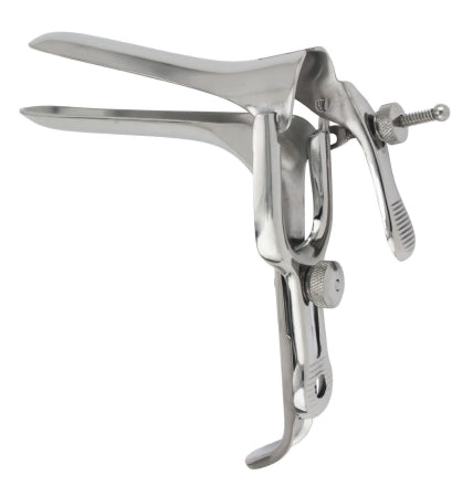 McKesson Vaginal Speculum McKesson Graves NonSterile Office Grade Stainless Steel Medium Double Blade Duckbill Reusable Without Light Source Capability - Each - 43-2-312-EA