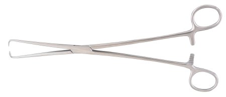 McKesson Uterine Tenaculum Forceps McKesson Schroeder-Braun 9-3/4 Inch Length Office Grade Stainless Steel NonSterile Finger Ring Handle Straight - Each - 43-2-386-EA