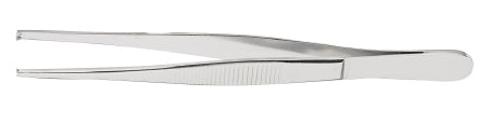 McKesson Tissue Forceps McKesson 5 Inch Length Office Grade Stainless Steel NonSterile NonLocking Thumb Handle 1 X 2 Teeth - Each - 43-2-757-EA