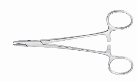McKesson Needle Holder McKesson 5-1/2 Inch Length Serrated Jaws Finger Ring Handle - Each - 43-2-832-EA
