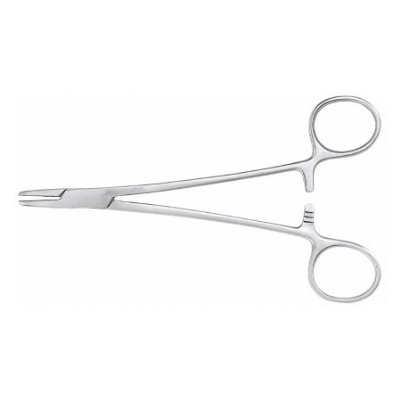 McKesson Needle Holder McKesson 5 Inch Length Serrated Jaws Finger Ring Handle - Each - 43-2-842-EA