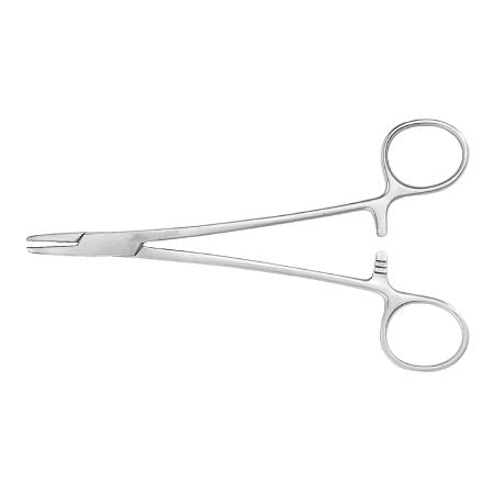 McKesson Needle Holder McKesson 6 Inch Length Serrated Jaws Finger Ring Handle - Each - 43-2-847-EA