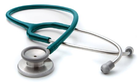 American Diagnostic Corp Classic Stethoscope Adscope® 603 Teal Blue 1-Tube 22 Inch Tube Double Sided Chestpiece - Each - 603TL-EA