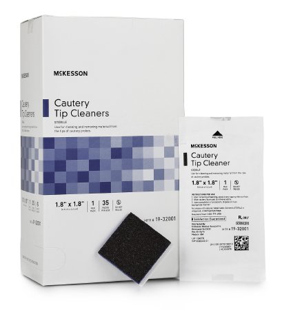 McKesson Cautery Tip Cleaner McKesson Abrasive Foam - Box of 35 - 19-32001-BX