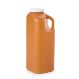 McKesson 24 Hour Urine Specimen Collection Container McKesson 3,000 mL (101 oz.) Screw Cap Unprinted NonSterile - Case of 40 - 16-9528-CS
