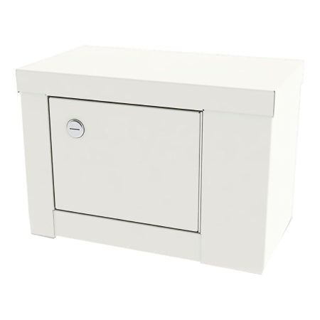 UMF Medical Narcotic Cabinet Wall Mount Steel 1 Shelf Key Lock - Each - 7784-EA