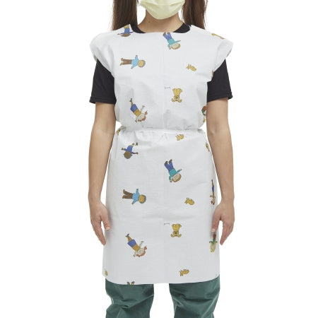 McKesson Patient Exam Gown McKesson Medium Kid Design (McKesson KIDS® Print) Disposable - Case of 50 - 18-982836-CS