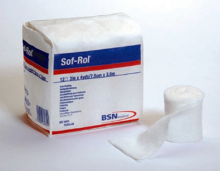BSN Medical Cast Padding Undercast Sof-Rol® 2 Inch X 4 Yard Rayon NonSterile - Case of 144 - 9052-CS