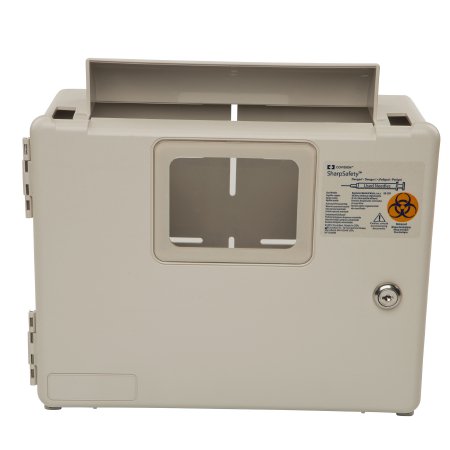Cardinal Sharps Container Cabinet / Wall Enclosure Kendall ABS Plastic Wall Mount Locking - Each - 85165H-EA