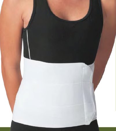 DJO Abdominal Binder ProCare® Premium X-Large Hook and Loop Closure 62 to 74 Inch Waist Circumference 9 Inch Height Adult - Each - 79-89210-EA
