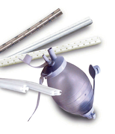 McKesson Wound Drain Tube S-Vac® Silicone Fluted Style 15 Fr. Size Sterile - Each - 322229-EA