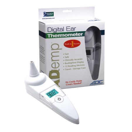 American Diagnostic Corp Tympanic Ear Thermometer Adtemp™ Ear Probe Handheld - Each - 421-EA