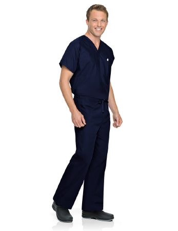 Landau Uniforms Scrub Pants Medium Navy Blue Unisex - Each - 7602-EA