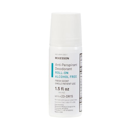 McKesson Antiperspirant / Deodorant McKesson Roll-On 1.5 oz. Fresh Scent - Case of 96 - 23-DR15-CS