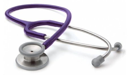 American Diagnostic Corp Classic Stethoscope Adscope® 603 Purple 1-Tube 22 Inch Tube Double Sided Chestpiece - Each - 603V-EA