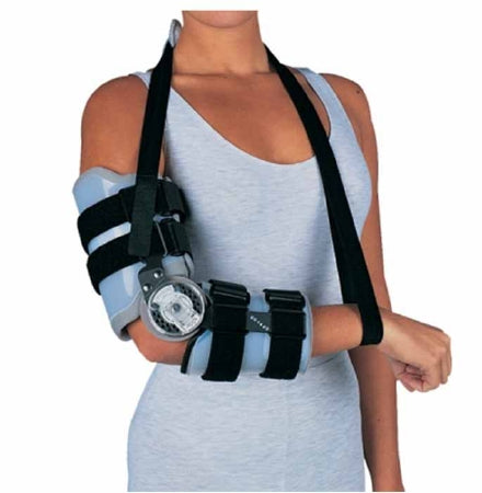 DJO Elbow Splint Cinch-Lock™ Small Contact Closure Right Elbow Gray - Each - 11-0180-2-13066-EA