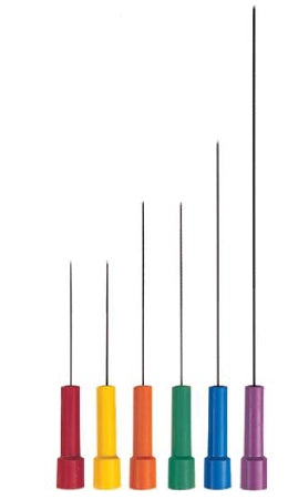 Natus Medical EMG Needle Electrode with Leadwire Teca® 28 Gauge X 1-1/2 Inch Length X 24 Inch Lead Length Coated Stainless Steel Sterile Sharp Monopolar Needle Tip Disposable - Box of 48 - 902-DMF37-TP-BX