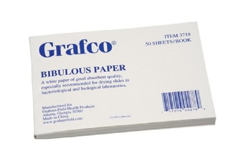 Graham-Field Bibulous Paper Grafco® 4 X 6 Inch, 0.18 mm Thick, A-Grade Cotton Fiber - Pack of 50 - 3718-PK