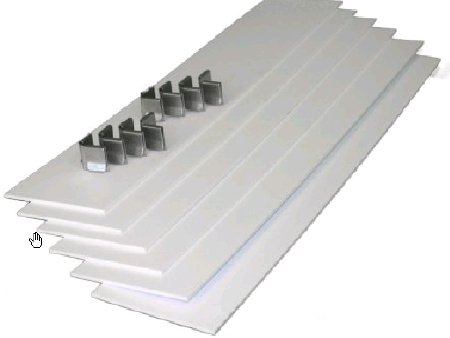 Waterloo Industries Cut and Clip Divider Set Waterloo 2 Inch White - Each - DIV-CC2-EA