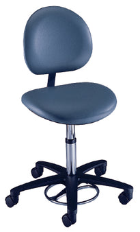 The Brewer Company Task Chair Blue Without Armrests Vinyl - Each - 21435B-EA
