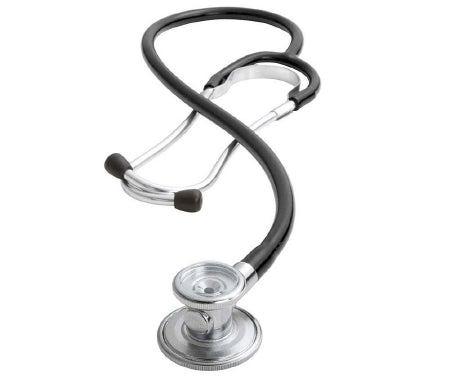 American Diagnostic Corp Sprague Stethoscope Adscope® Black 1-Tube 22 Inch Tube Double Sided Chestpiece - Each - 647BK-EA