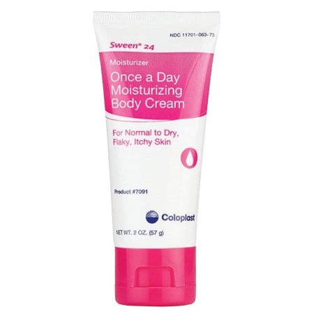 Coloplast Hand and Body Moisturizer Sween® 24 2 oz. Tube Unscented Cream CHG Compatible - Each - 7091-EA