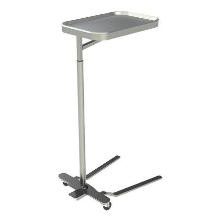 UMF Medical Mayo Instrument Stand Mayo Tray U-Shaped Base 38.5 - 58.5 Inch 19 Inch - Each - SS8310-EA